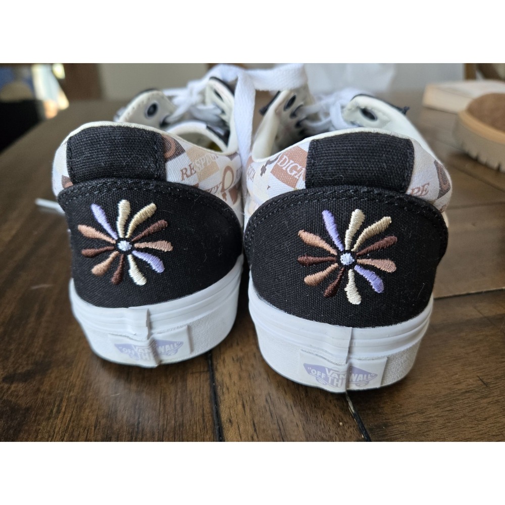 Vans Womens Sz 7 Divine Energy Equity Canvas Laceup Shoes‎ - Picture 4 of 10